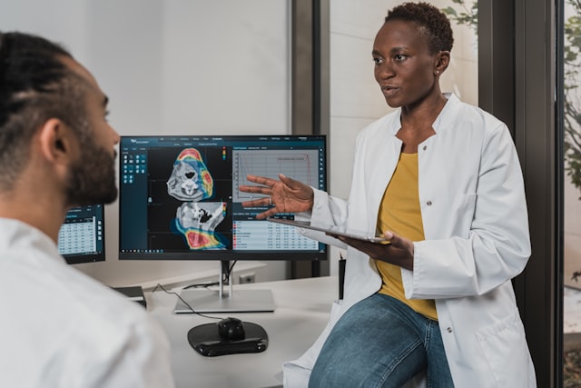 Neck and thyroid medical consultation